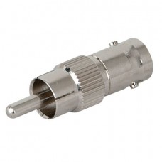 DMT Video Adapteris BNC Female uz RCA Male Niķeļa korpuss DMT Video Adapteris BNC Female uz RCA Male Niķeļa korpuss